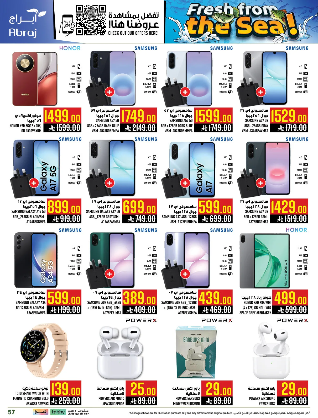 Fresh From the Sea - Al Zaydi from Abraj Hypermarket until 5th May - Abraj Hypermarket KSA Offers & Promotions — page 57