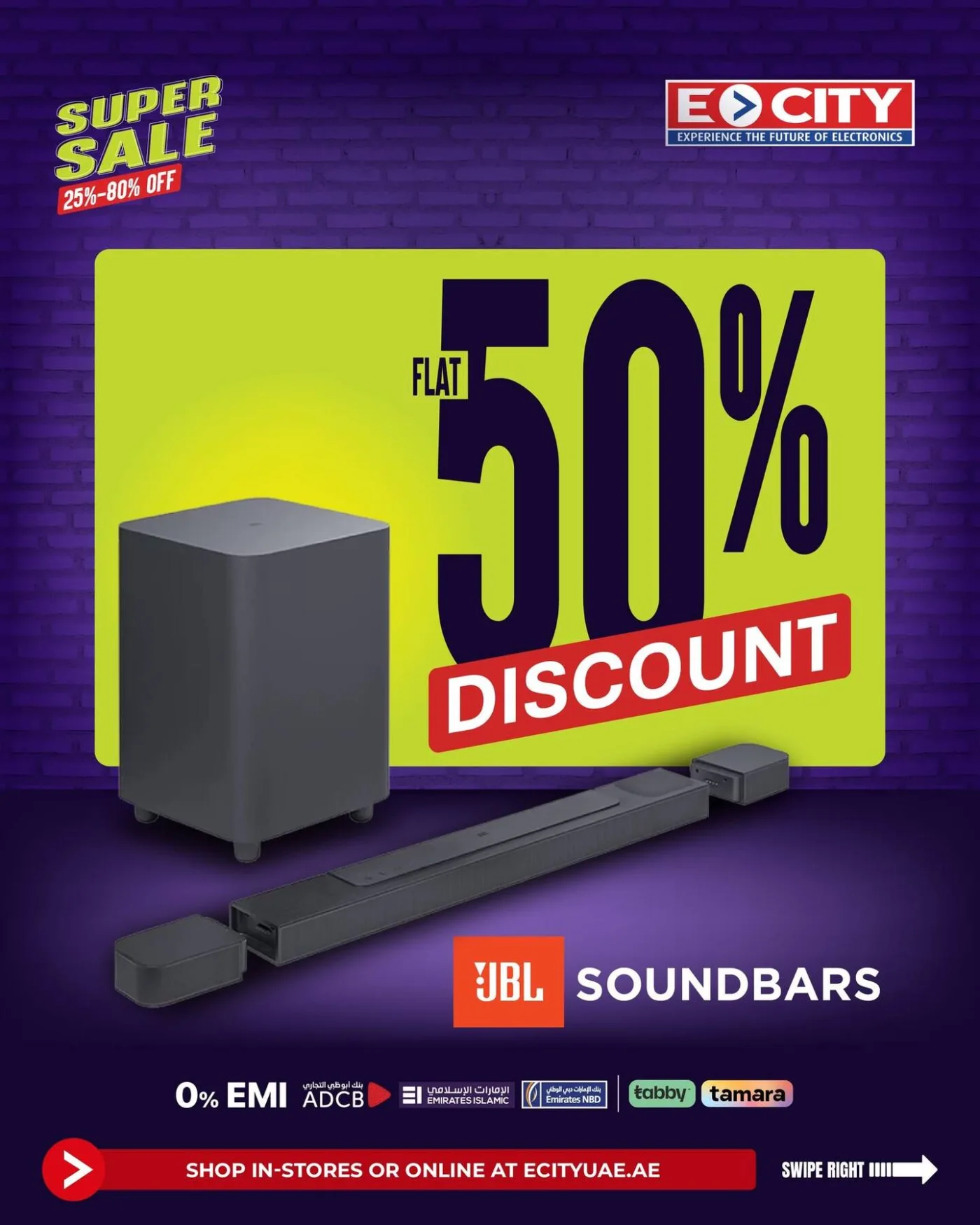 Up To 80% Off JBL Sound Bar - Dubai from ECity until 2nd July - ECity UAE Offers & Promotions — page 2