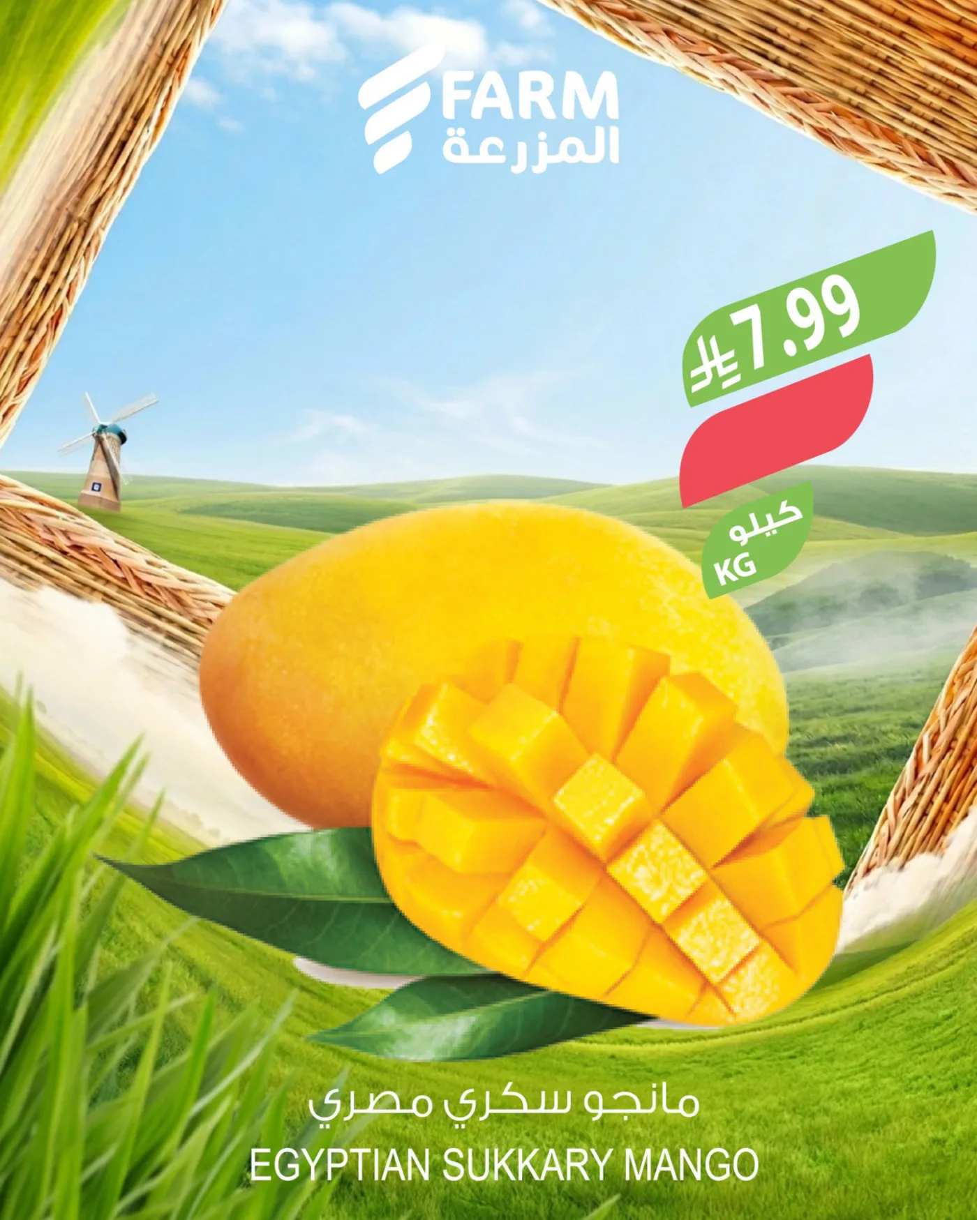 Farm Fruits & Vegetables Offers from Farm Superstores until 4th August - Farm Superstores KSA Offers & Promotions