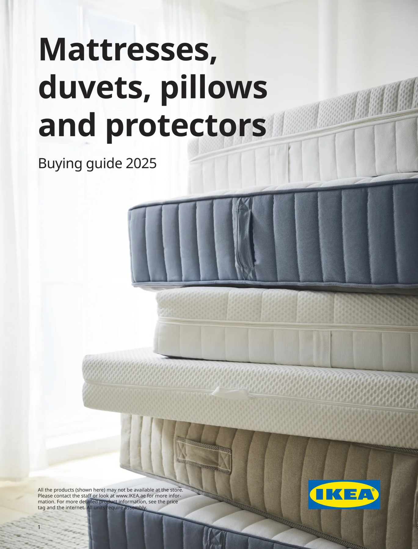 Mattresses Duvets, Pillows And Protectors from IKEA until 30th June - IKEA UAE Offers & Promotions