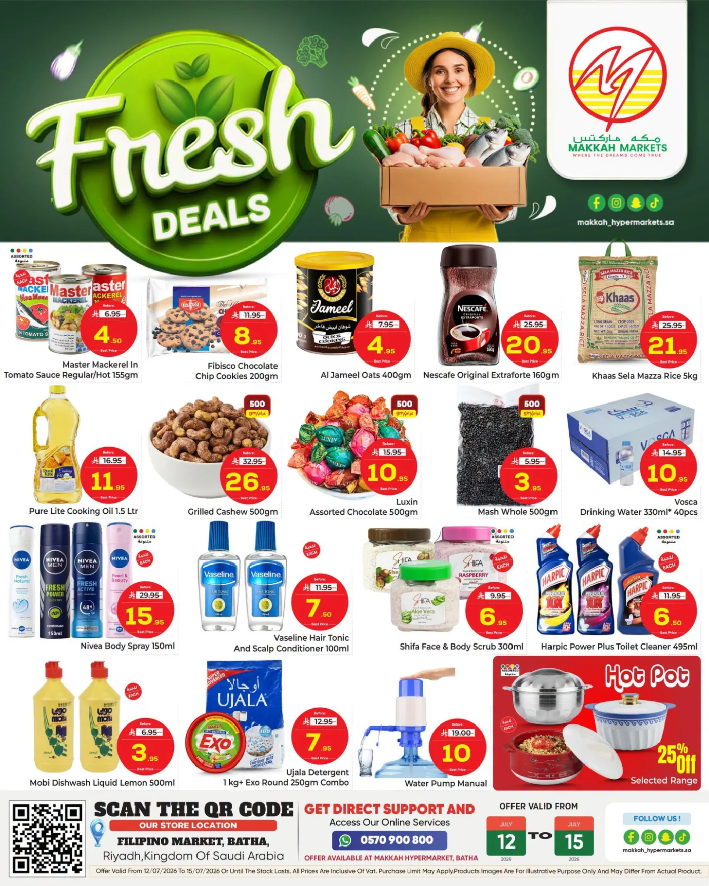 Fresh Deals - Malaz from Makkah Hypermarket until 15th July - Makkah Hypermarket KSA Offers & Promotions — page 2