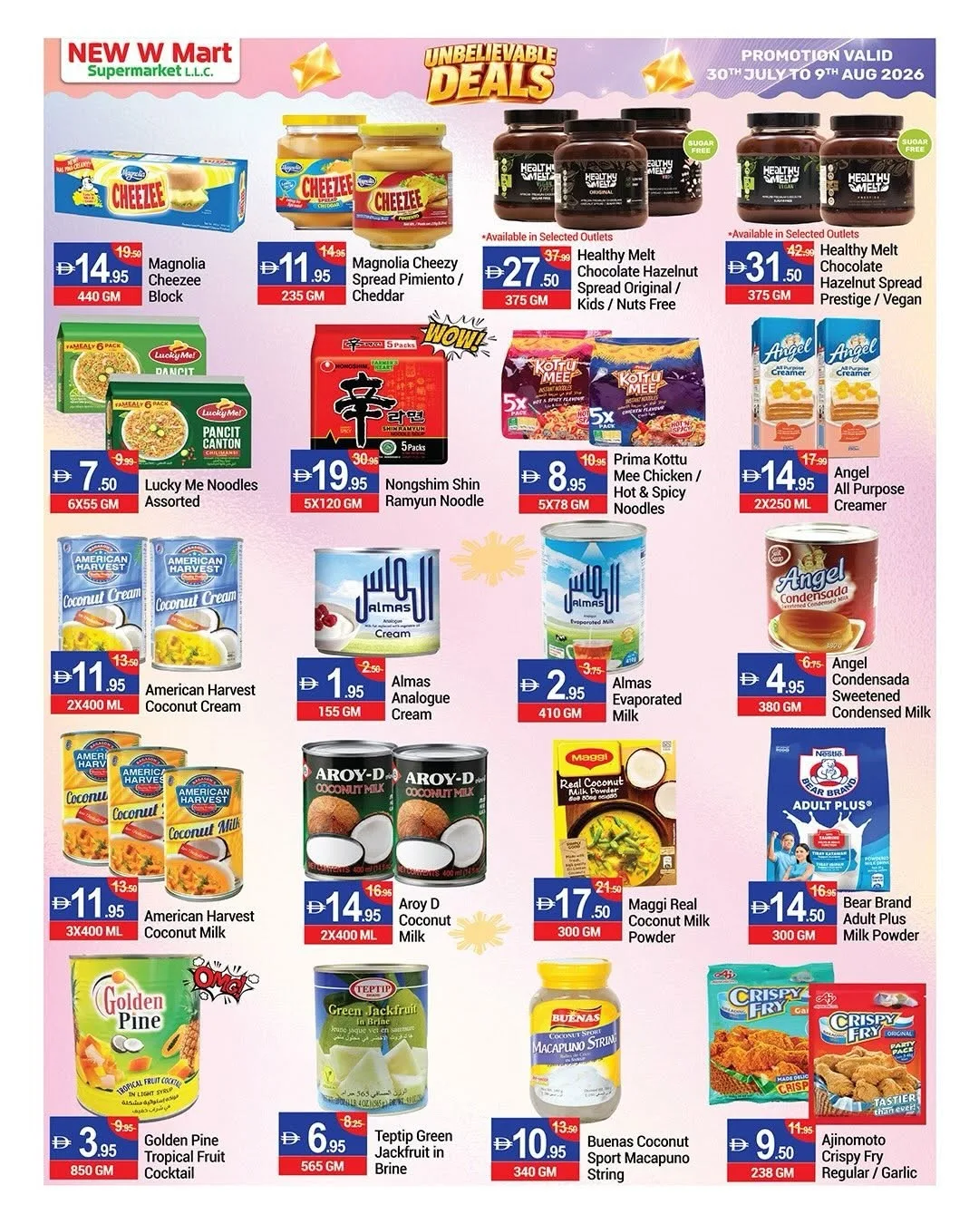 Unleavable Deals from New W Mart until 9th August - New W Mart UAE Offers & Promotions — page 8