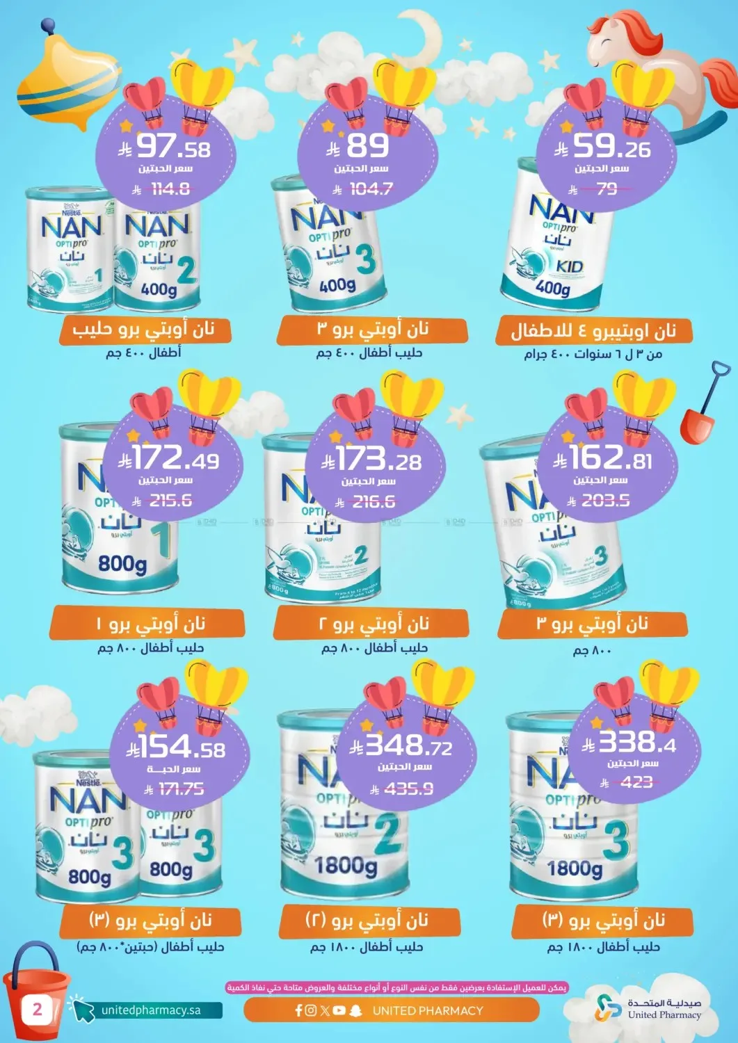 Baby Care Offers from United Pharmacy until 4th August - United Pharmacy KSA Offers & Promotions — page 2