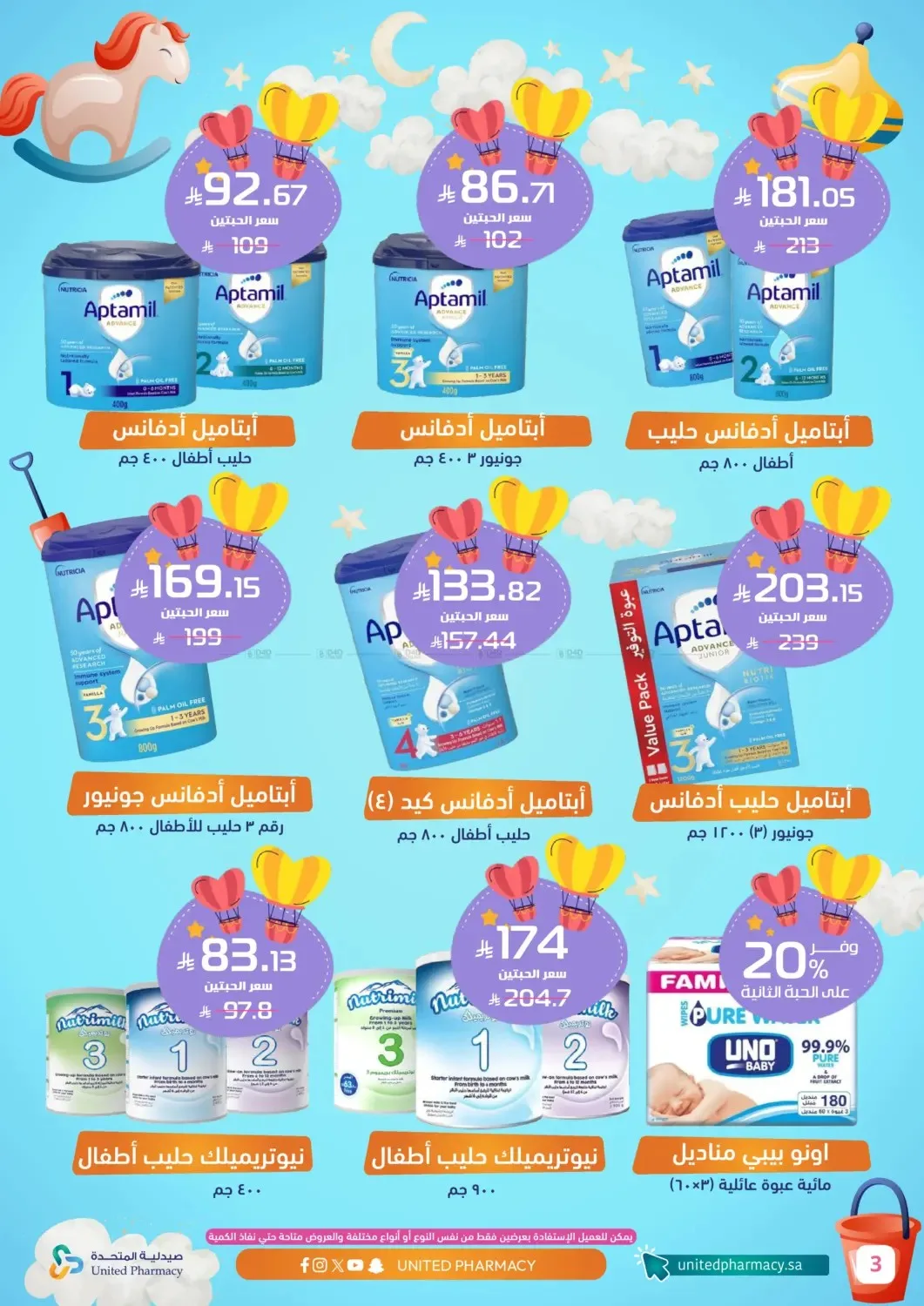 Baby Care Offers from United Pharmacy until 4th August - United Pharmacy KSA Offers & Promotions — page 3