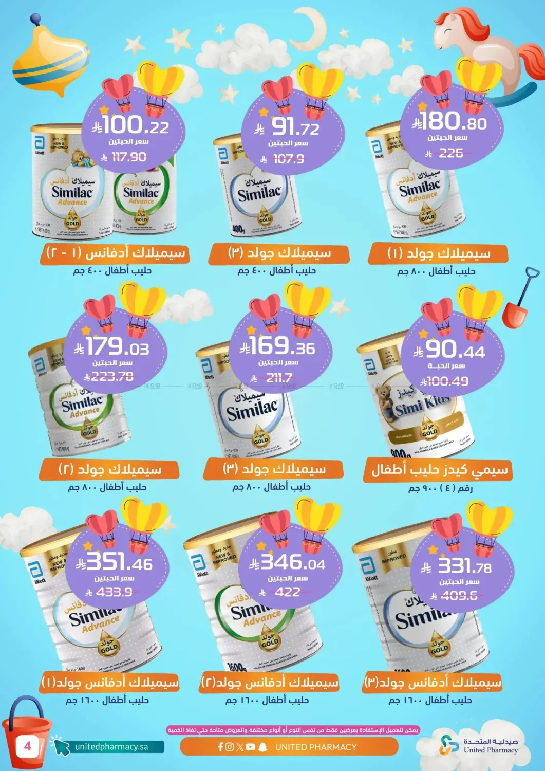 Baby Care Offers from United Pharmacy until 4th August - United Pharmacy KSA Offers & Promotions — page 4