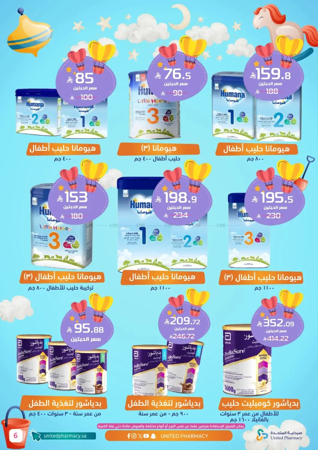 Baby Care Offers from United Pharmacy until 4th August - United Pharmacy KSA Offers & Promotions — page 6