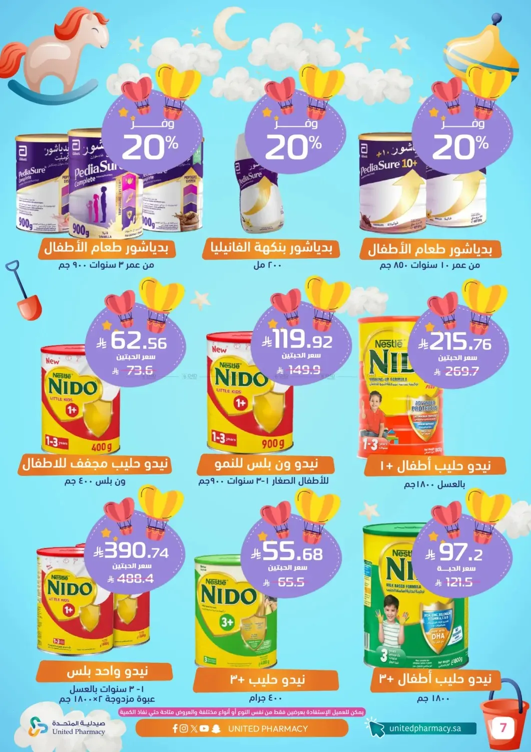 Baby Care Offers from United Pharmacy until 4th August - United Pharmacy KSA Offers & Promotions — page 7