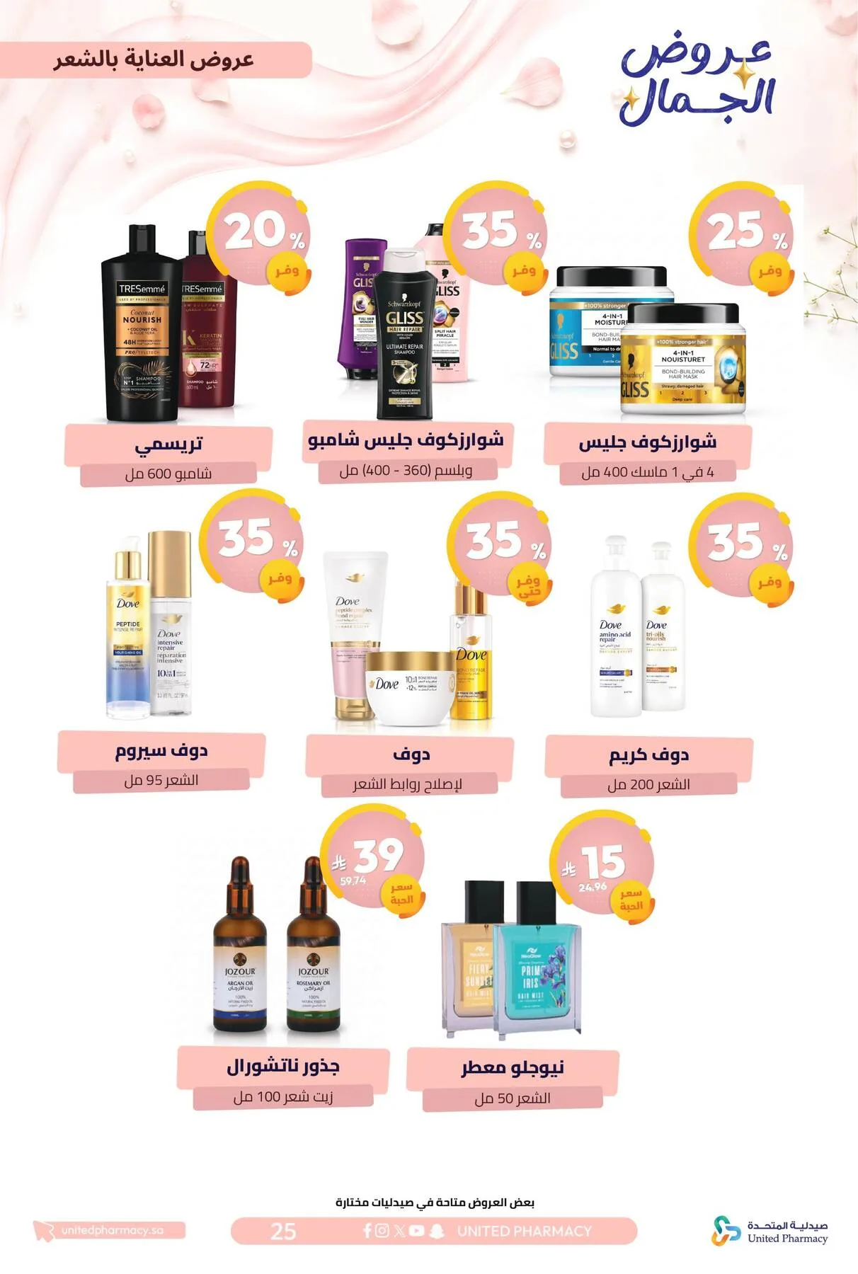 Beauty Offers from United Pharmacy until 7th August - United Pharmacy KSA Offers & Promotions — page 28