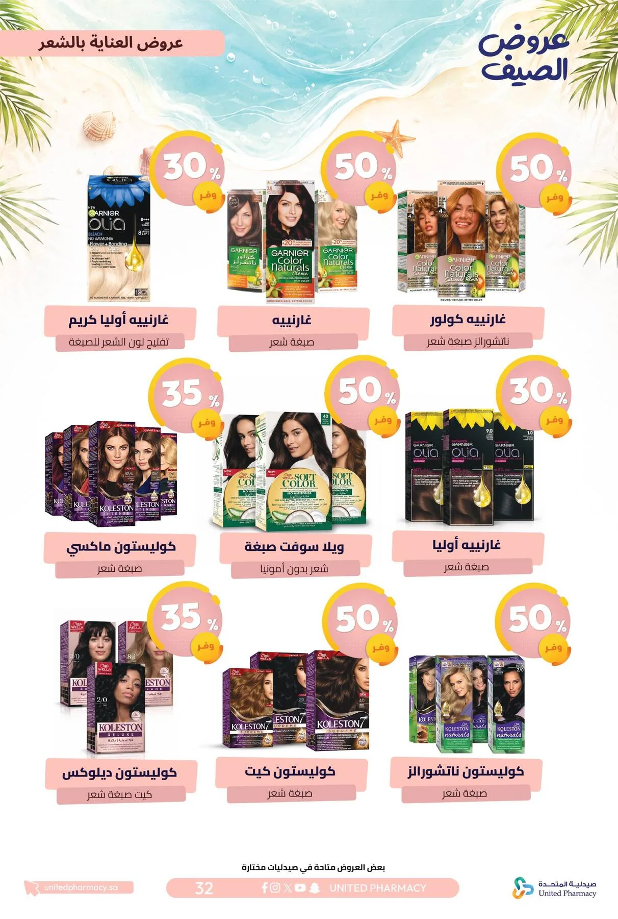 Summer Offers from United Pharmacy until 10th July - United Pharmacy KSA Offers & Promotions — page 33
