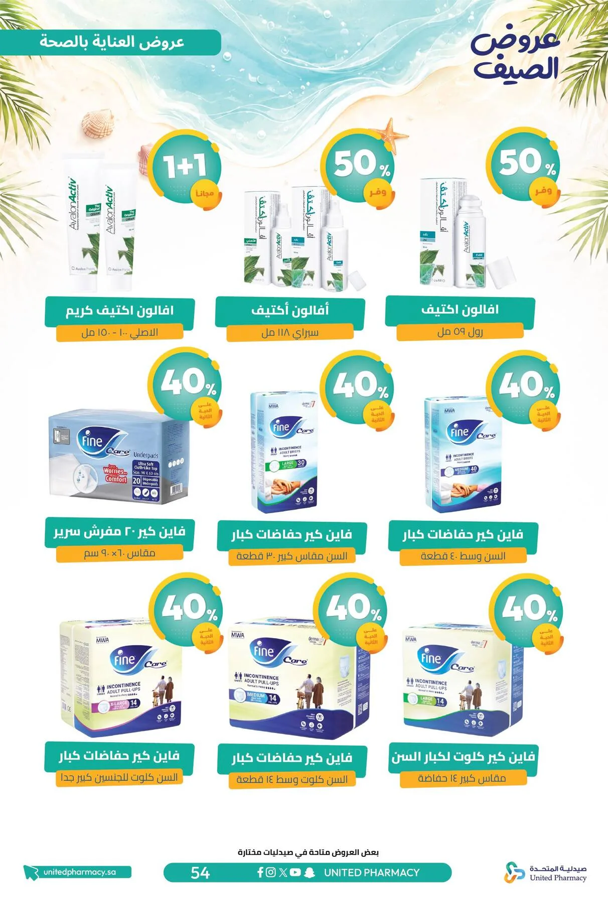 Summer Offers from United Pharmacy until 10th July - United Pharmacy KSA Offers & Promotions — page 55