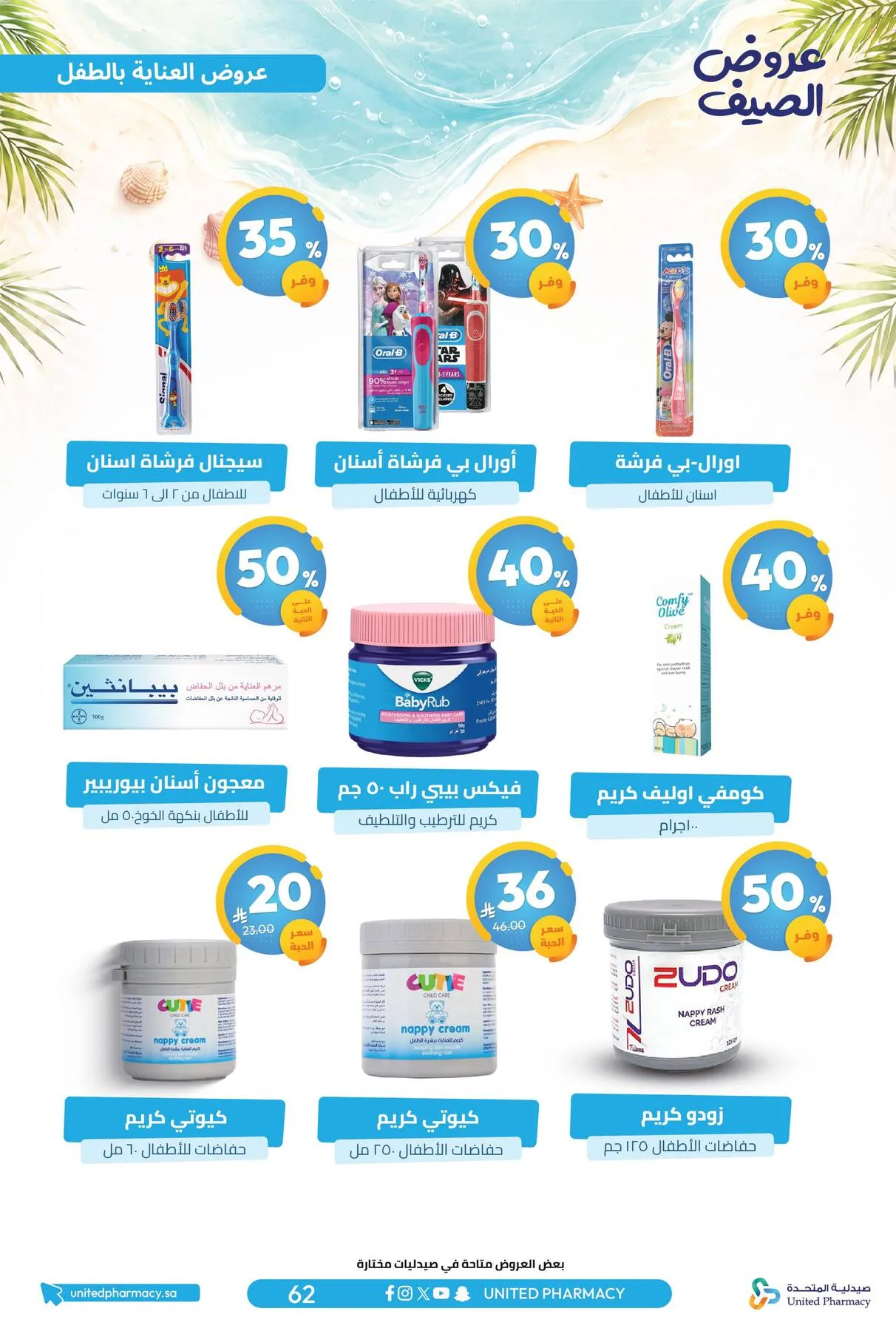 Summer Offers from United Pharmacy until 10th July - United Pharmacy KSA Offers & Promotions — page 63