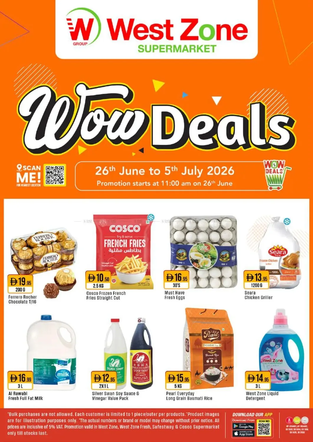 Wow Deals from West Zone until 5th July - West Zone UAE Offers & Promotions catalogue cover